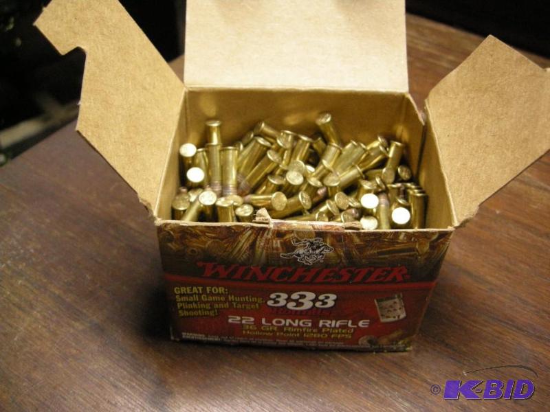 lot 87 image: .22 cal Winchester LR Ammunition