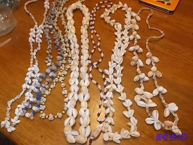 7-Assorted Sea Shell Necklaces...