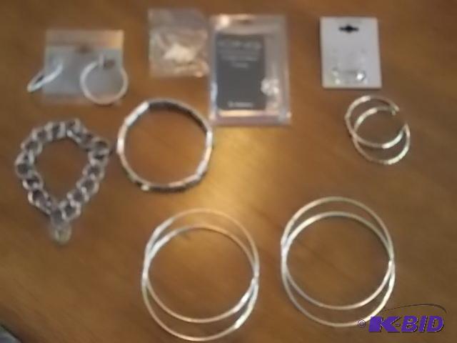 Lot Of Silvertone Jewelry &nbspItalian Char...