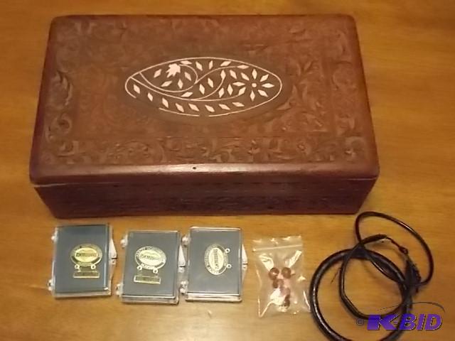 Carved Jewelry Box, Abbott NW Hospital Volunt...