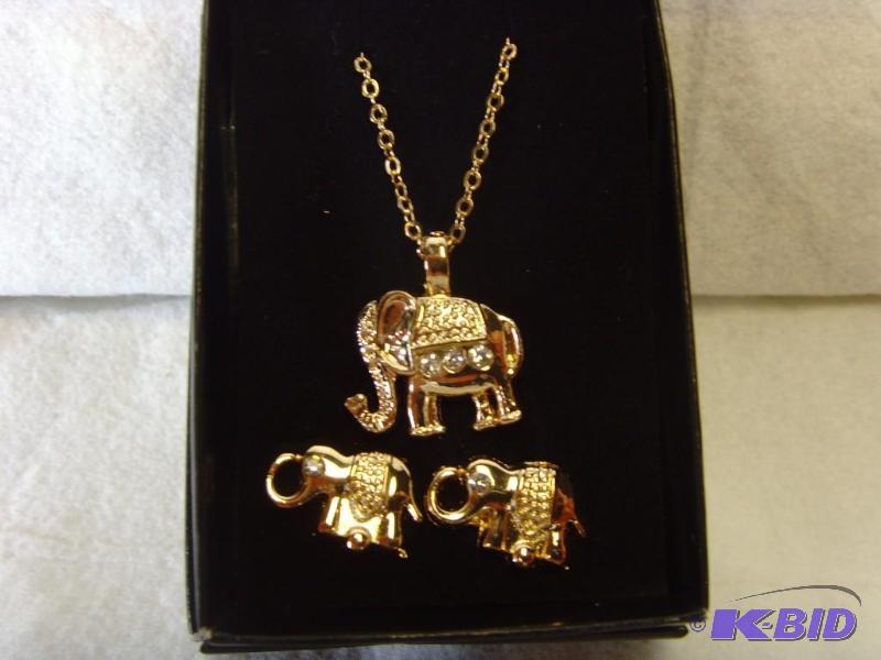 Crystal Elephant Set