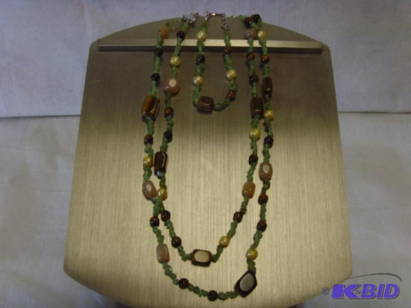 Multi Gem Beaded Set