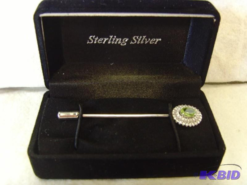Sterling Silver Lapel Pin