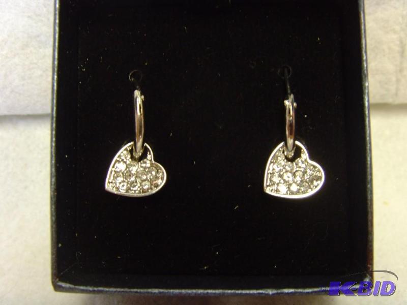 Crystal Heart Earrings