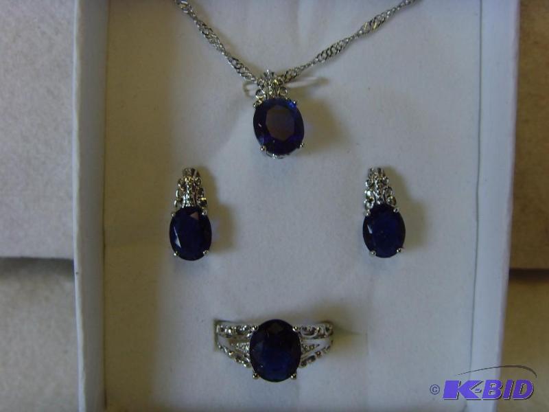 Blue Sapphire Gem Set
