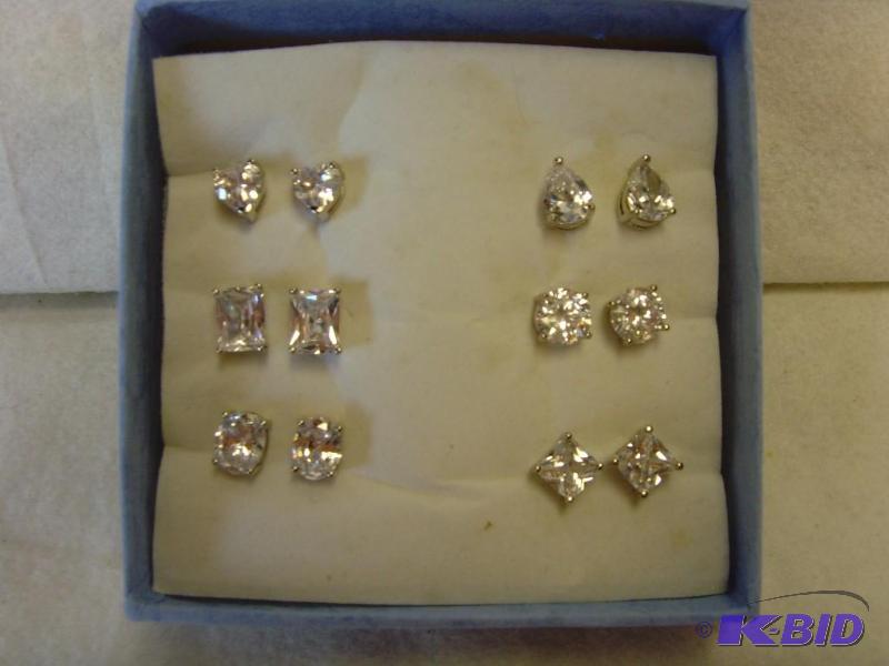 Multi Style Crystal Earring Set