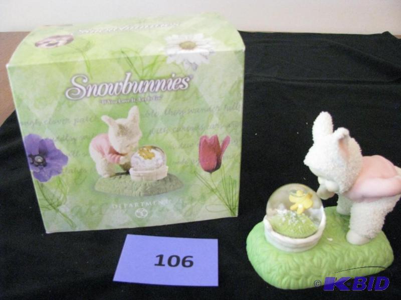 lot 106 image: Dept 56 Snowbabies, &quotif you love it, let...