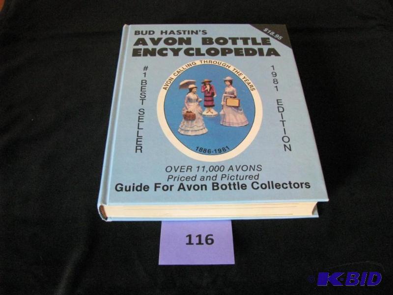 lot 116 image: Avon Bottle Encyclopedia, hardcover book, 198...