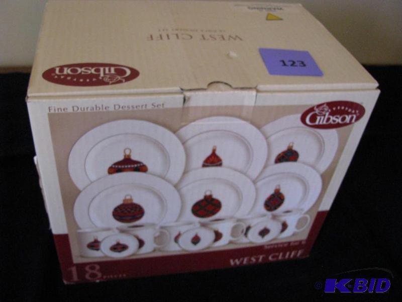 lot 123 image: West Cliff, 18 piece Serving set, service for...