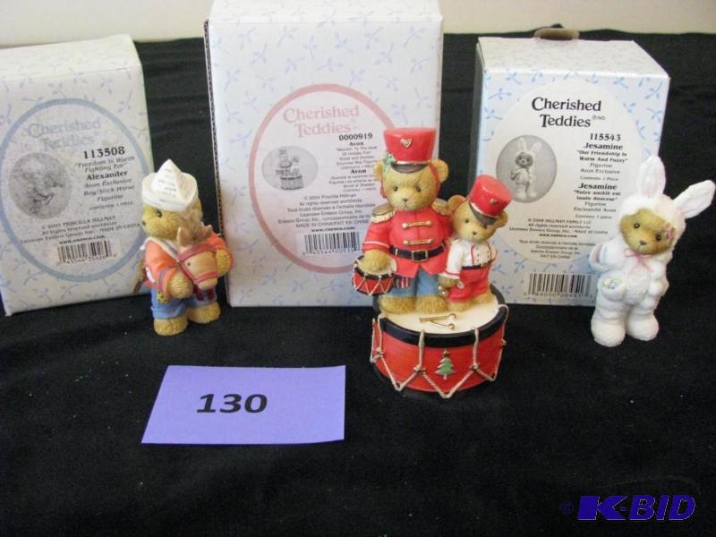 lot 130 image: Cherished Teddies Figurine, &quotAlexander&q...