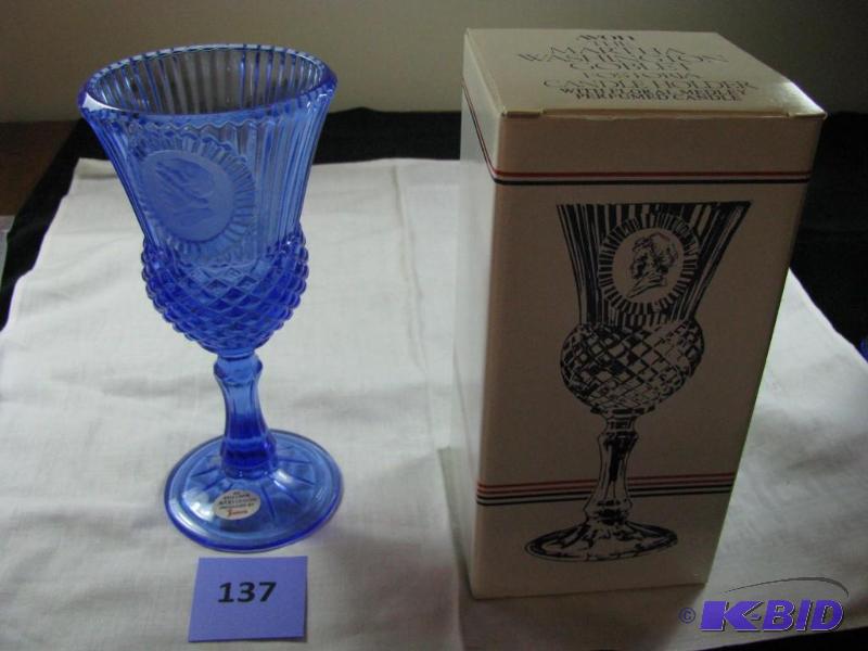 lot 137 image: Vintage Avon Martha Washington Goblet by Fost...