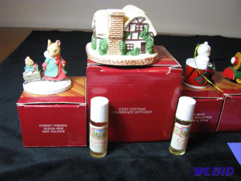 lot 147 image: Vintage Avon, cozy cottage fragrance diffuser...
