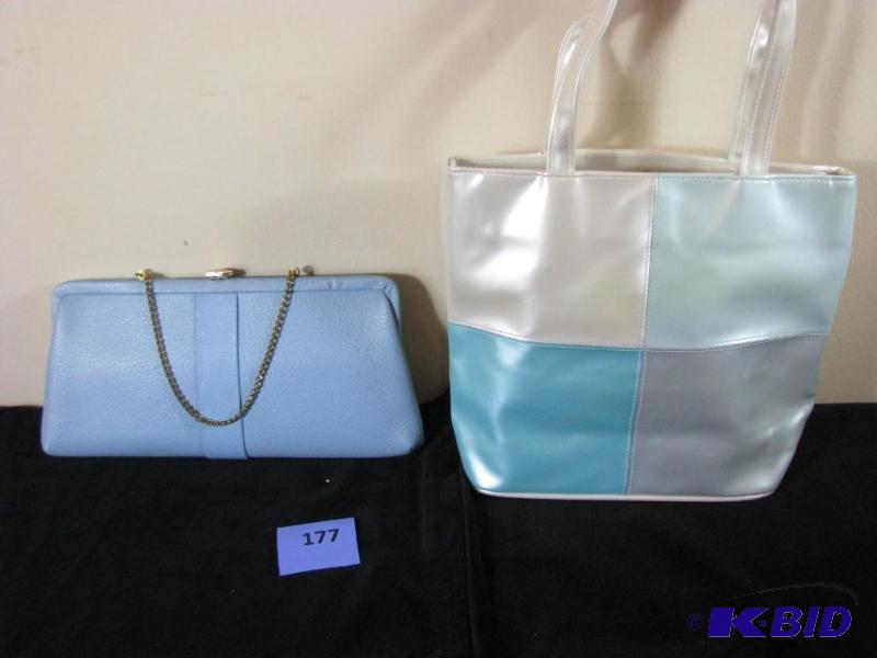 lot 177 image: 2 purses 1 vintage very nice...