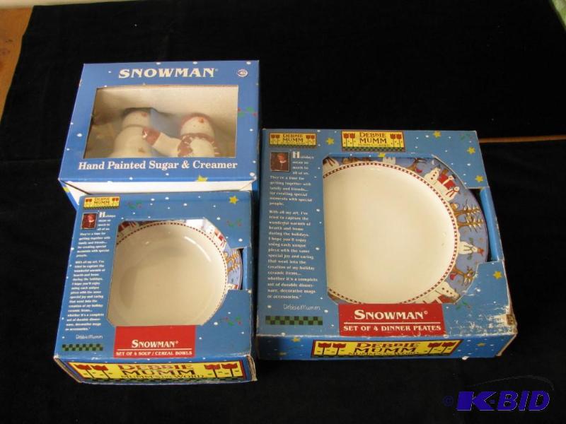 lot 50 image: Debbie Mum Boxed Plate Set, Bowl set & Su...