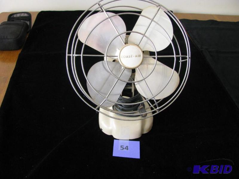 lot 54 image: Vintage Coast-Air Electric fan, works...