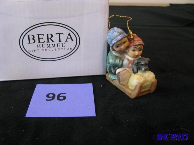 lot 96 image: Berta Hummel figurine, Away we go...