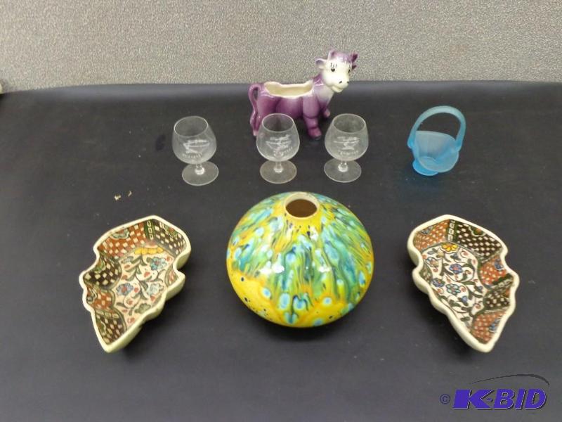 Misc&nbspGlassware, Cognac Snifters, Painted...