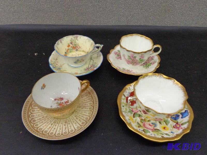 Tea Cups and Saucers 1) Czech Cup and Saucer ...