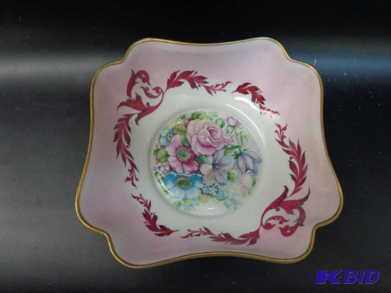 Decorated Bowl Flowers decoration, pink color...