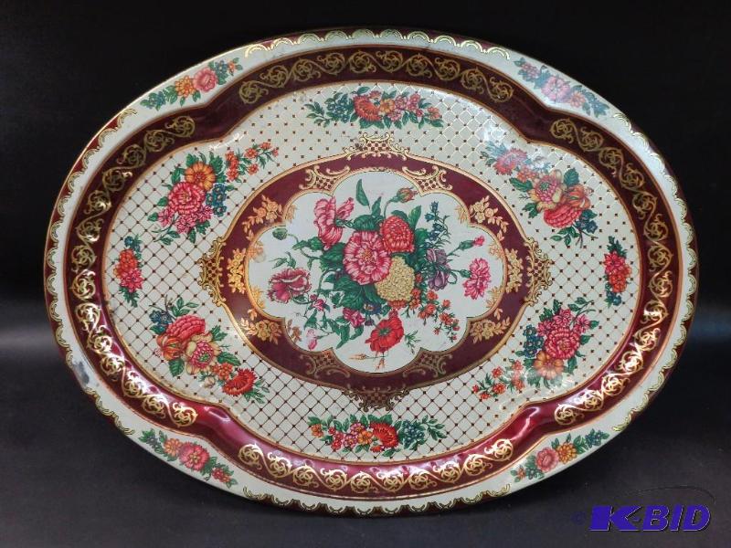 Decorative Serving Tray Approximately 20&quot...