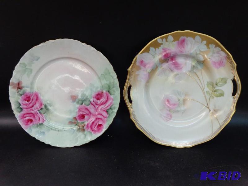 2 Plates 11&quot diameter (made by R.S. in G...