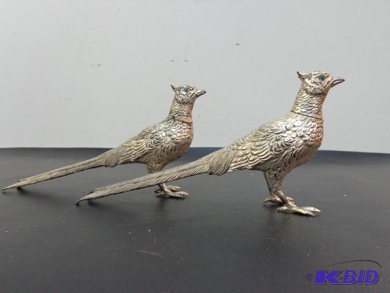 CS Company Pheasant Salt and Pepper Shakers T...