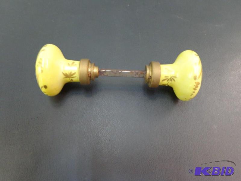 Antique Set of Door Knobs 6 18&quot Long wi...