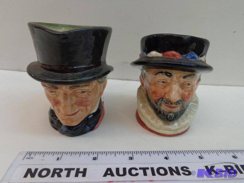 2 Small Royal Doulton Mugs 3&quot Tall Royal...