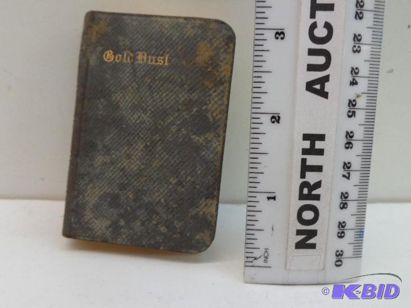 Miniature 3&quot Book (Gold Dust) Copyright ...