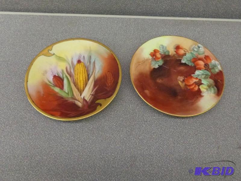 Couple of Antique Plates One 6 34&quot Bava...