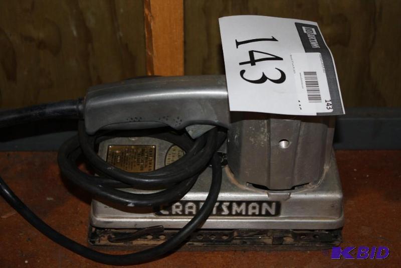 lot 143 image: Craftsman Commercial Dual-Motion Sander Deve...