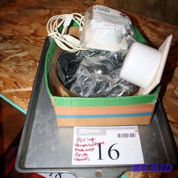 lot 16 image: Box Lot of Miscellaneous Hardware Including ...