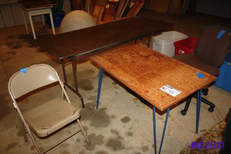 lot 170 image: Lot of (5) Office Furniture Including Metal ...
