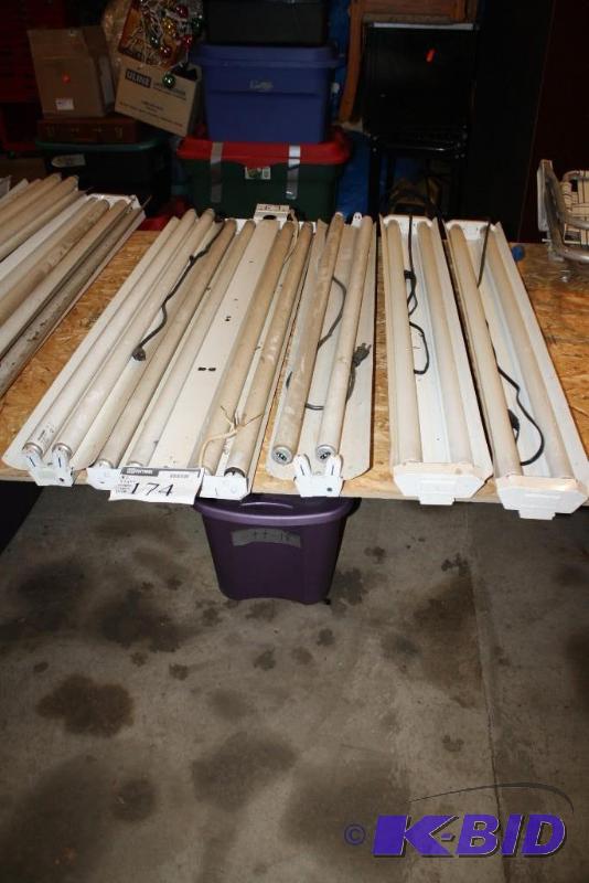 lot 174 image: Lot of (6) Lighting Items Lifelite Fluoresce...