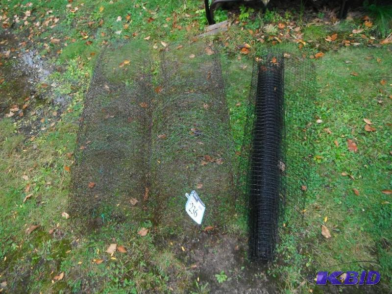 lot 236 image: Lot of (3) Rolls of FencingChicken Wire met...