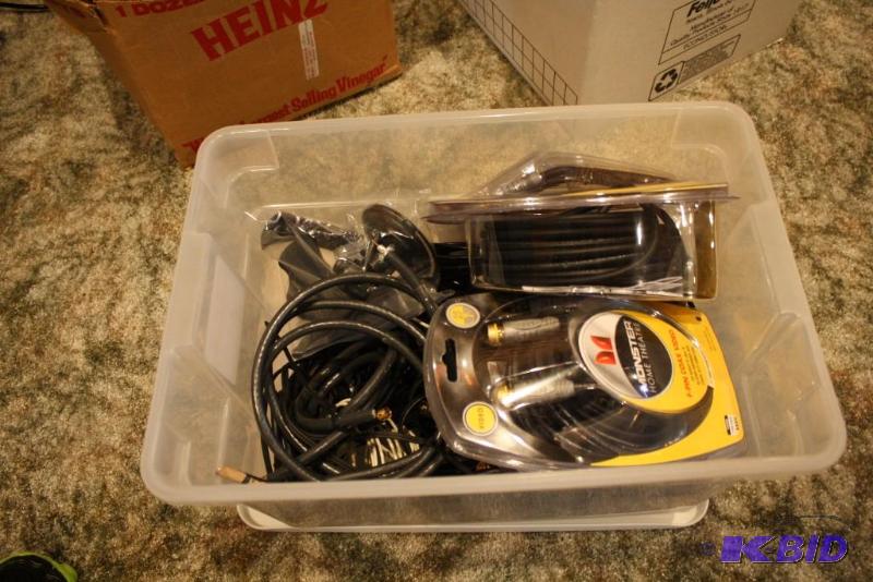 lot 265 image: Bin of Electronics Cables Including Monster ...