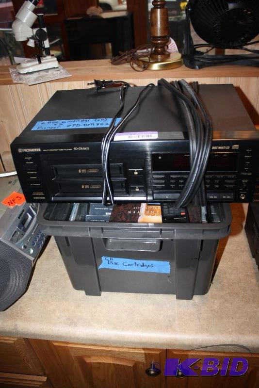 lot 268 image: Lot of (2) Including Pioneer 6-Disc CD Playe...