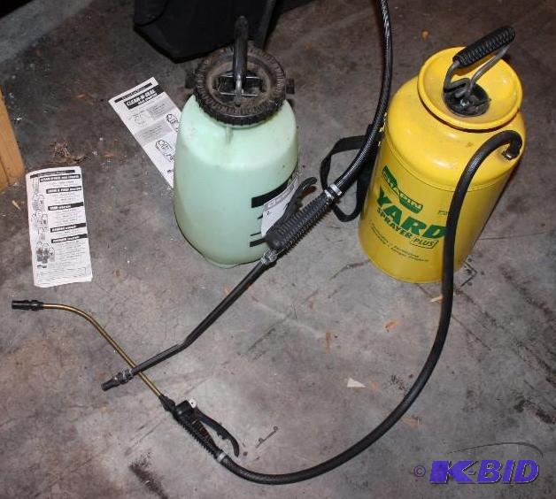 lot 30 image: Lot of (2) Yard Sprayers FertilizerChemical...