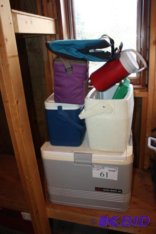 lot 61 image: Lot of (6) Coolers Including Igloo Kool Mate...