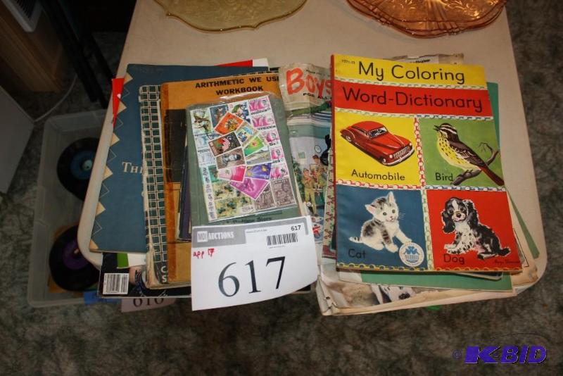 lot 617 image: Lot of (app. 17) Vintage Books Including My ...