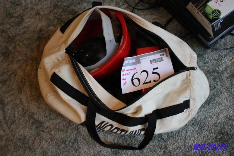 lot 625 image: Bag of Coal Mining Helmet wLight Handheld L...