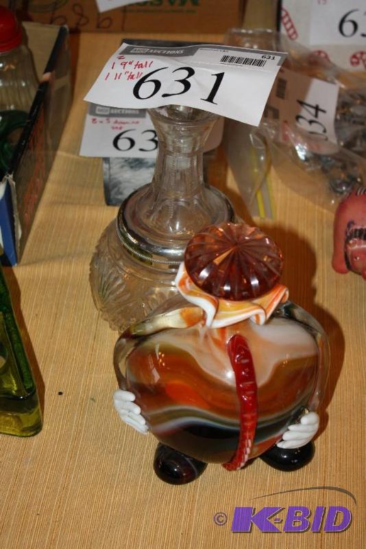 lot 631 image: Lot of (2) Including Crystal Ware Glass Deca...