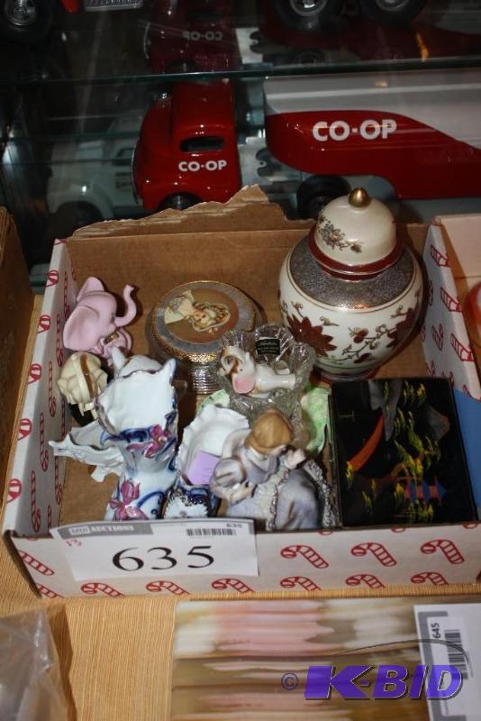 lot 635 image: Box Lot of Miscellaneous Collectibles Includi...