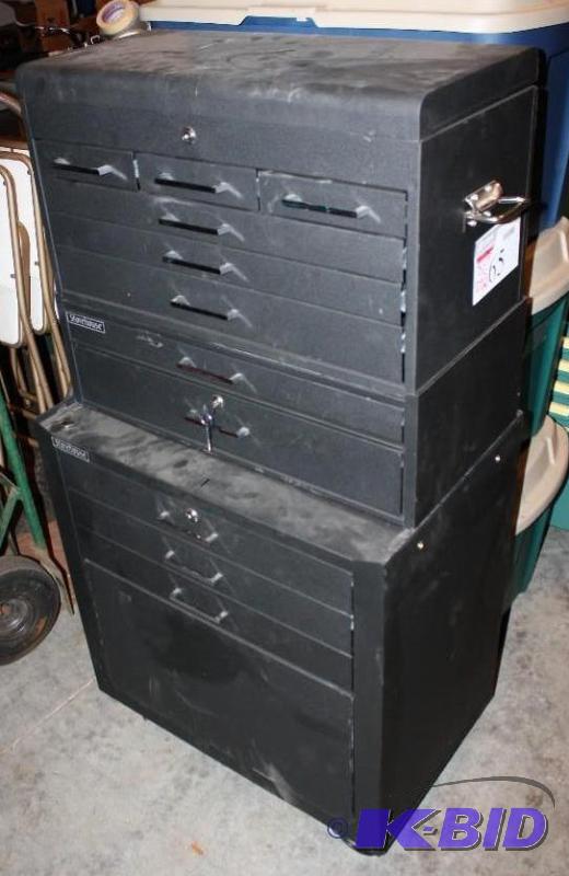 lot 65 image: Metal Storage UnitFiling CabinetTool Box 3...