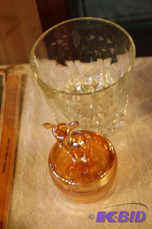 lot 650 image: Lot of (2) Including Crystal Ware Glass Cup,...