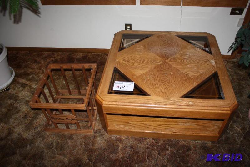 lot 681 image: Lot of (2) Including Wooden Crate wThe Dail...