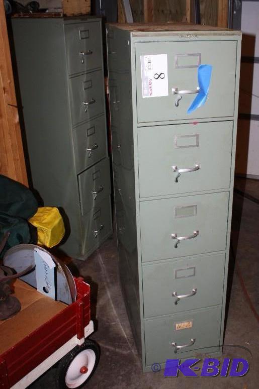 lot 8 image: Shaw Walker Office Filing Cabinet 5 drawers...