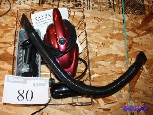 lot 80 image: Riccar Household Vacuum Clearner Model # GEM...