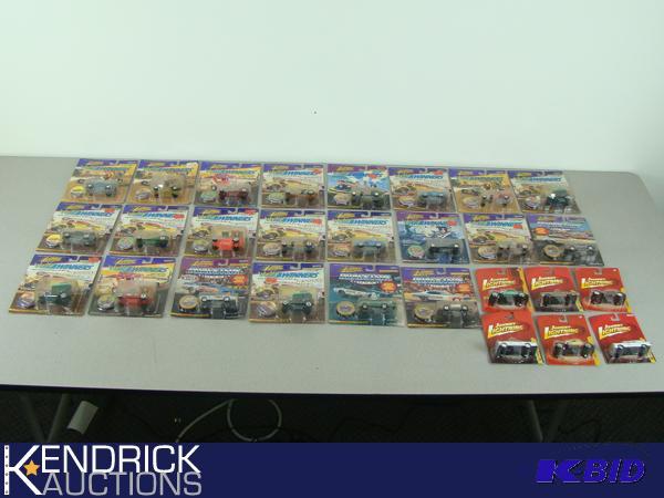 lot 38 image: Lot of 28 - 164 Scale Carded Johnny Lightning  Die Cast Cars