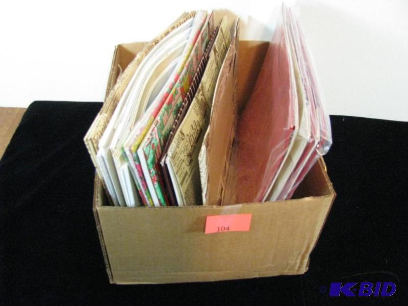 lot 104 image: lot of gift boxes new unused...